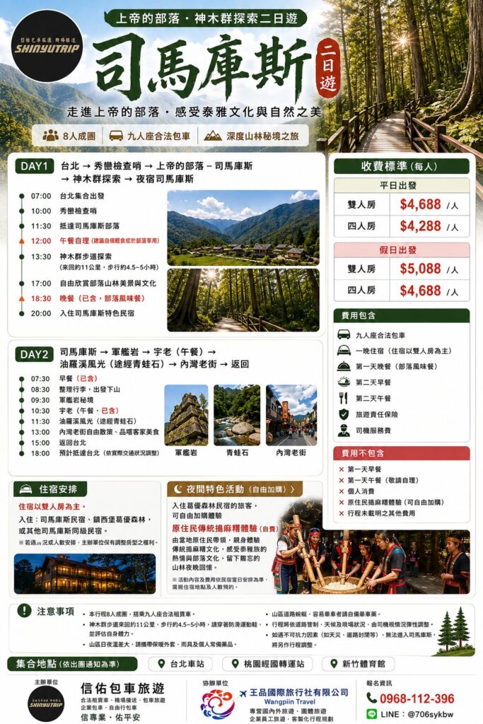 司馬庫斯二日遊｜上帝的部落．神木群探索